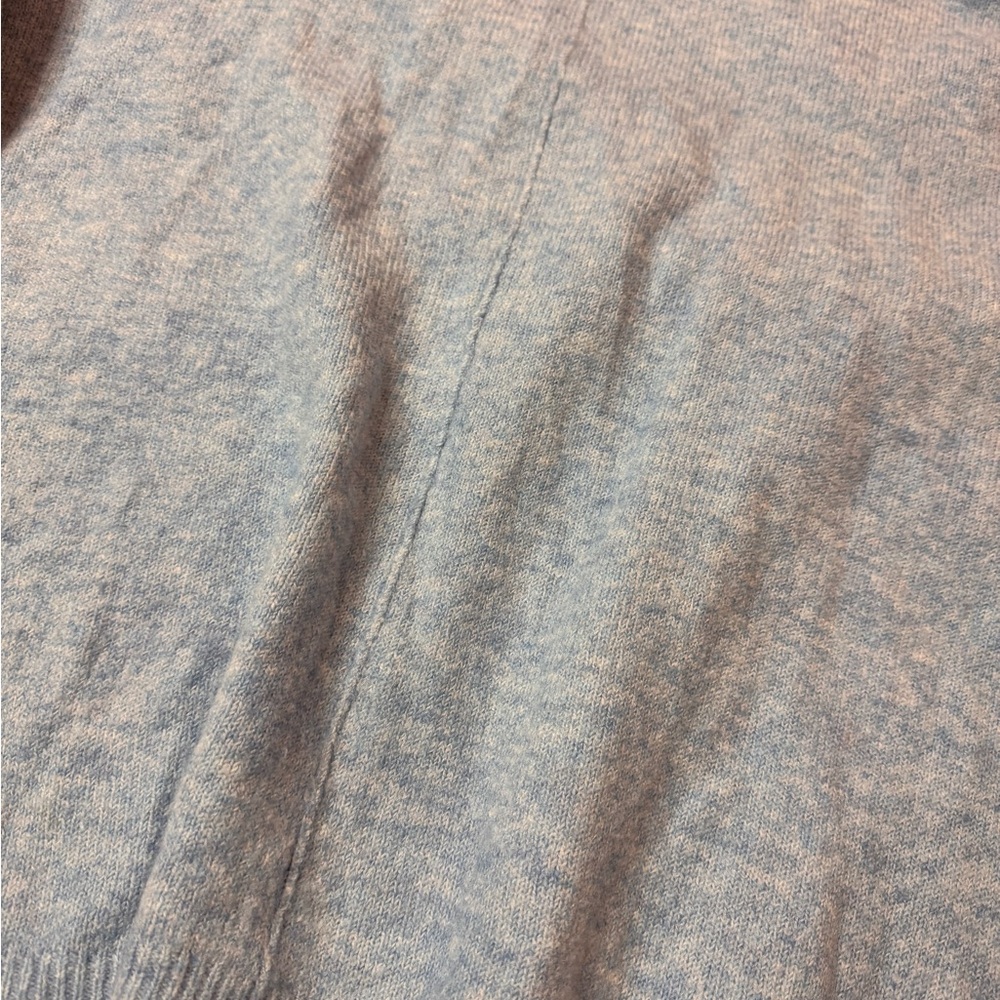 Vince Camuto Light Blue and Gray Crew Neck Sweater - Picture 3 of 7